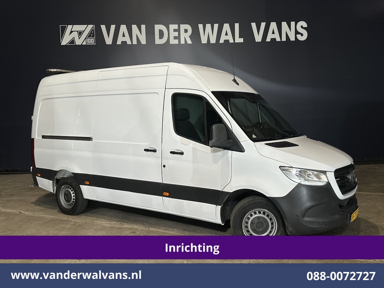 Mercedes-Benz Sprinter - 316 CDI 164pk 3500kg trekhaak L2H2 Inrichting Euro6 Airco | Camera | Apple Carplay Android - AutoWereld.nl