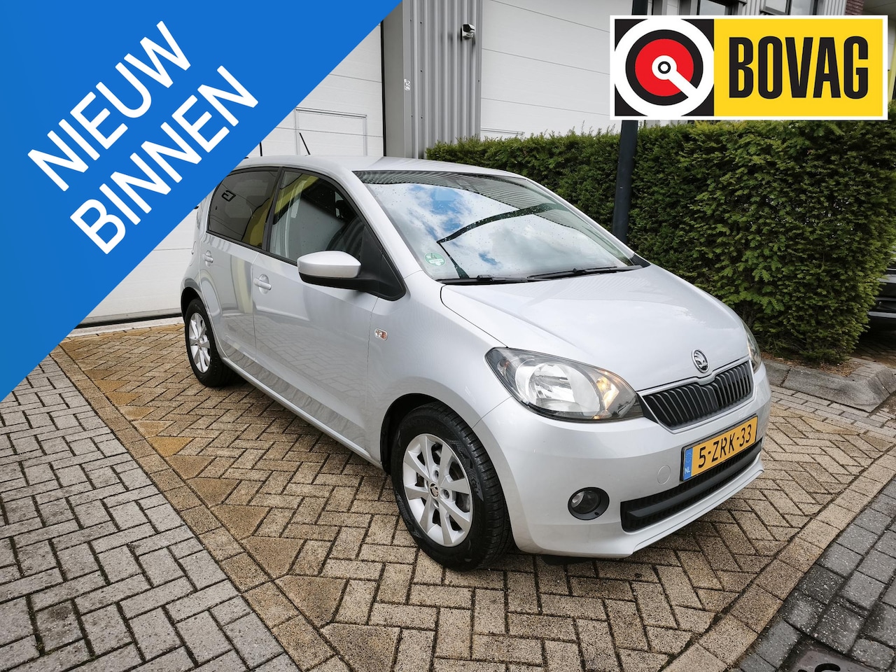 Skoda Citigo - 1.0 Greentech Edition 1.0 Greentech Edition 5drs, Navigatie, Airco, Cruise Control, LM Velgen, Start/Stop - AutoWereld.nl