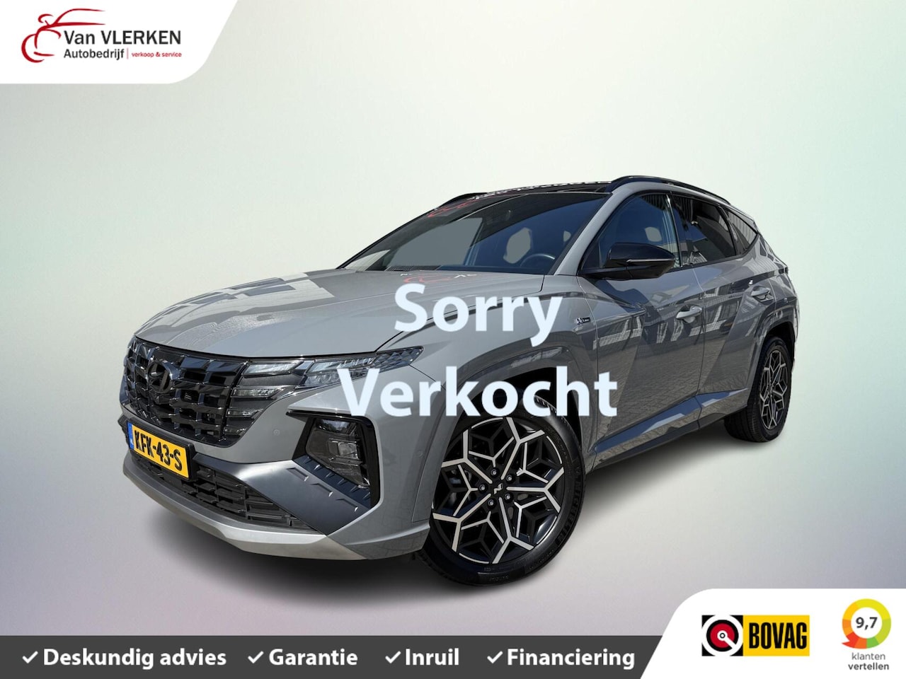 Hyundai Tucson - 1.6 T-GDI HEV N Line Sky PANORAMADAK 1650 trekgewicht - AutoWereld.nl