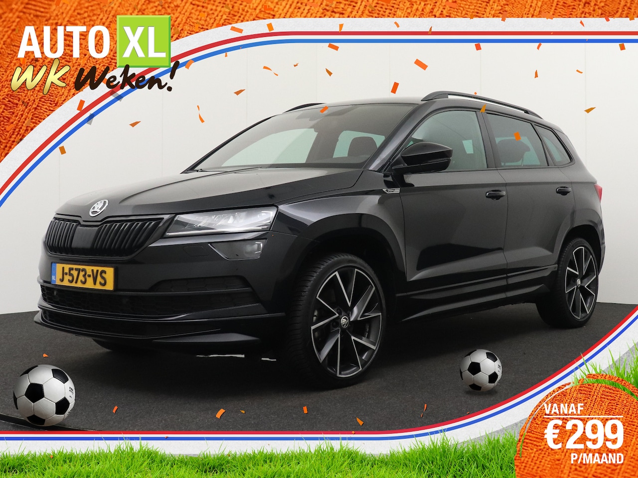 Skoda Karoq - 1.5 TSI 150 PK Aut. Sportline Trekhaak Adapt.Cruise 19'LMV - AutoWereld.nl
