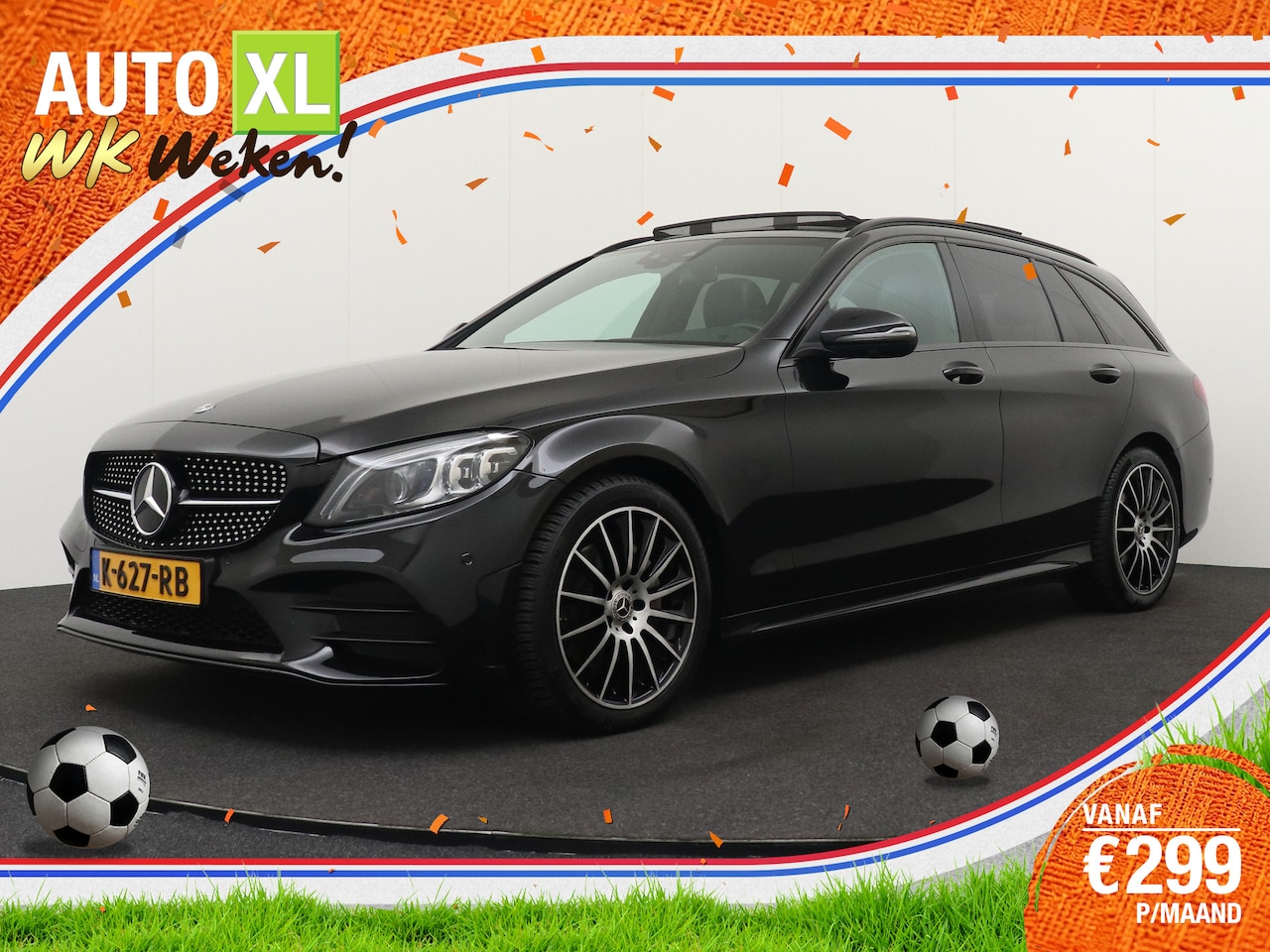 Mercedes-Benz C-klasse Estate - 180 Business Solution AMG Pano-Dak Sfeerverlichting Carplay - AutoWereld.nl