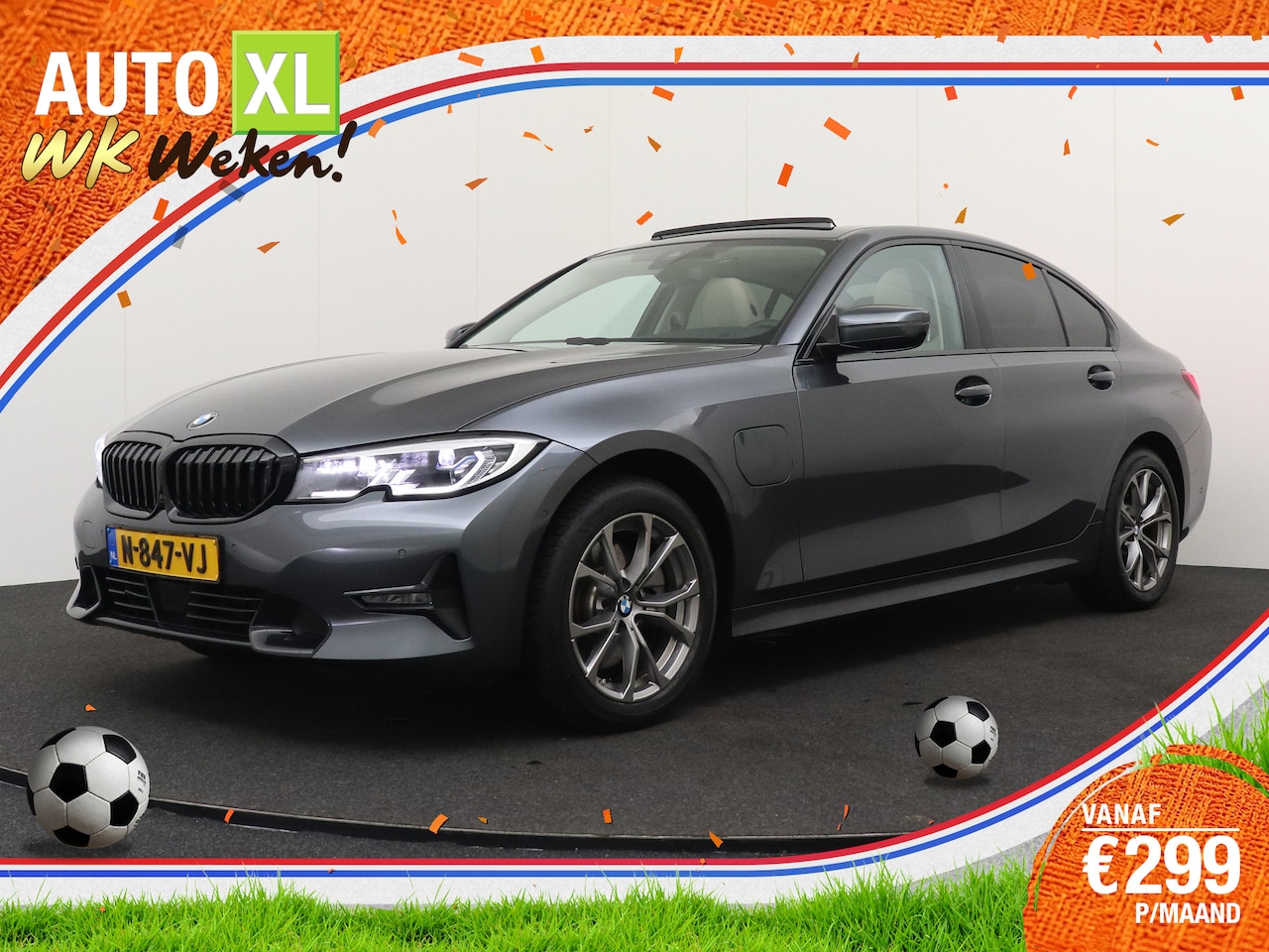 BMW 3-serie - 320e M-Sport Schuif/kanteldak Leder/Sportstoel Ada.Cruise Laser-Light - AutoWereld.nl