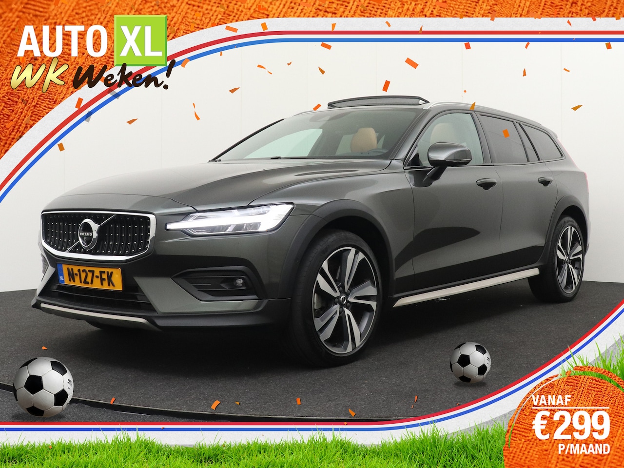 Volvo V60 Cross Country - B5 265PK Aut. Inscription Pano-dak Massage/Ventilatie HUD - AutoWereld.nl