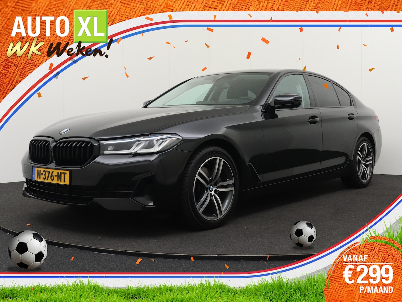 BMW 5-serie - 520i 184 PK Aut. Business+ Shadow Line Laser-Light Leder Memory CarPlay - AutoWereld.nl