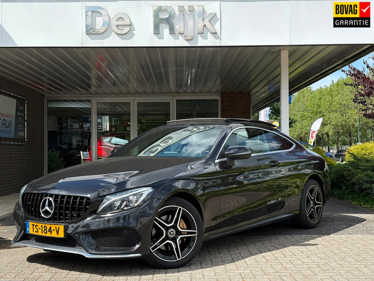Mercedes-Benz C-klasse Coupé - 200 4MATIC | Pano, Leder, Memory, Burmester, Carplay/Android, Cruise, Climate, Navi | - AutoWereld.nl