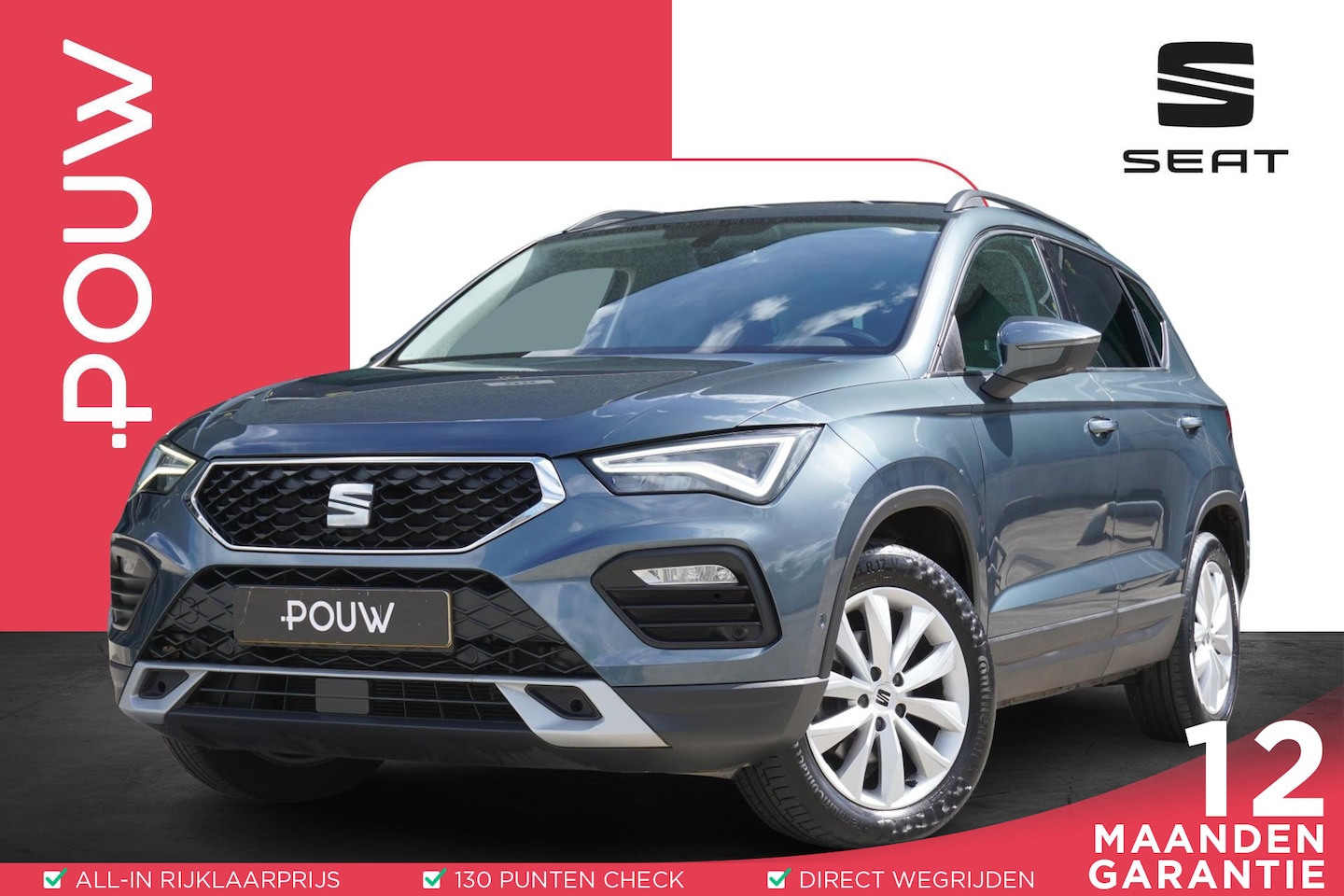 SEAT Ateca - 1.0 TSI 110pk Style Business Intense | Trekhaak | Achteruitrijcamera | Navigatie - AutoWereld.nl