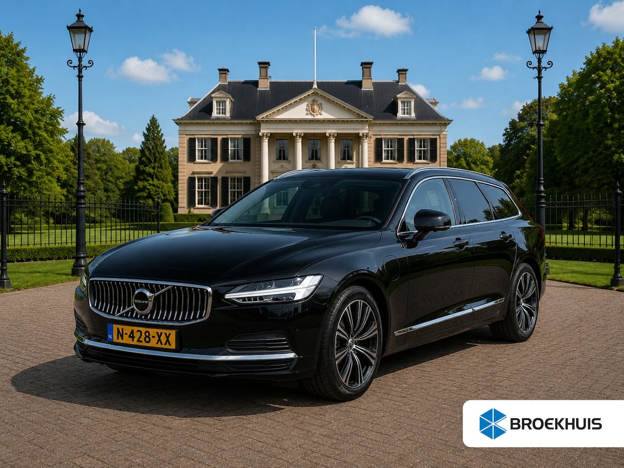 Volvo V90 - 2.0 T8 AWD R-Design | DEALER OH! | DODE HOEK | 360° CAMERA | ELEKTR. STOEL INCL MEMORY | S - AutoWereld.nl