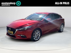 Mazda 3 - 3 2.0 SkyActiv-G 120 GT-M | Cruise Control | Navigatie | Bose Premium Audio | Lederen Bekl