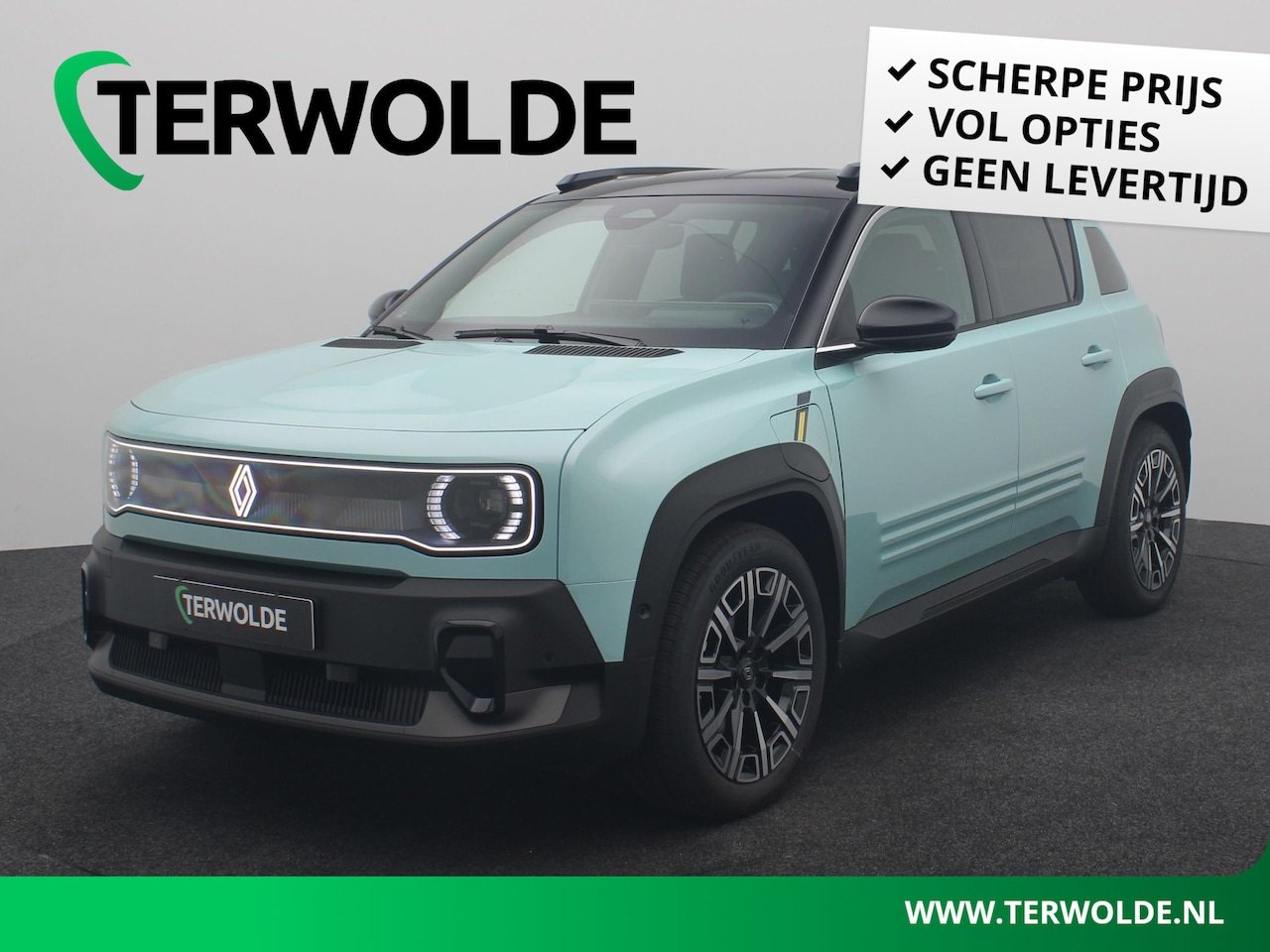 Renault 4 - E-Tech electric iconic 150 pk comfort range | Adapt. Cruise | Stoel- & Stuurverw. | Parkee - AutoWereld.nl