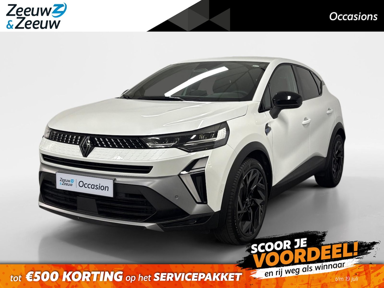 Renault Captur - 1.6 E-Tech full hybrid 145 esprit Alpine NAVI AIRCO CAMERA ADAPTIEVE CRUISE CONTROLE APPLE - AutoWereld.nl