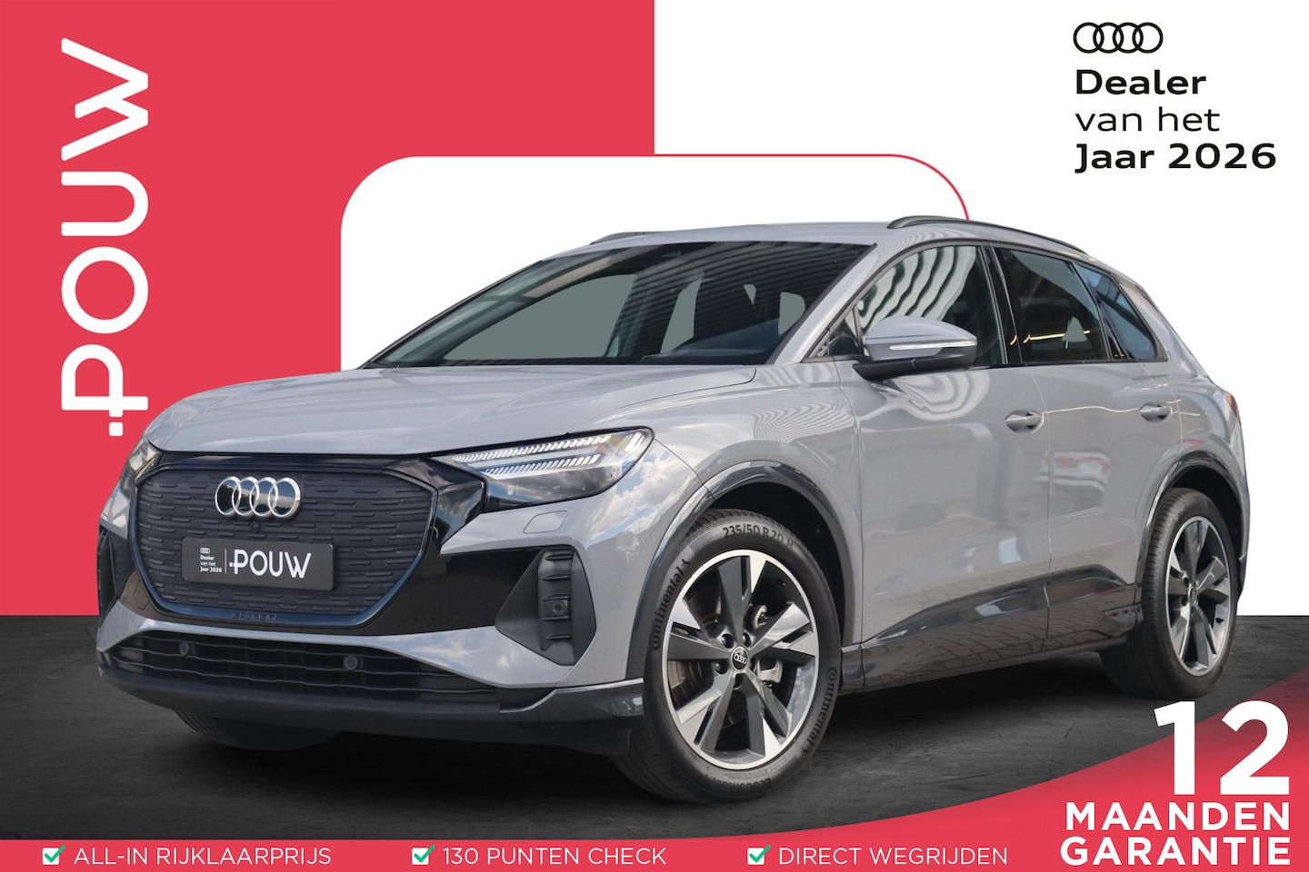 Audi Q4 e-tron - 40 204pk Advanced edition 77 kWh | Head-up Display | Zwart Optiek | Sportstoelen | Achteru - AutoWereld.nl