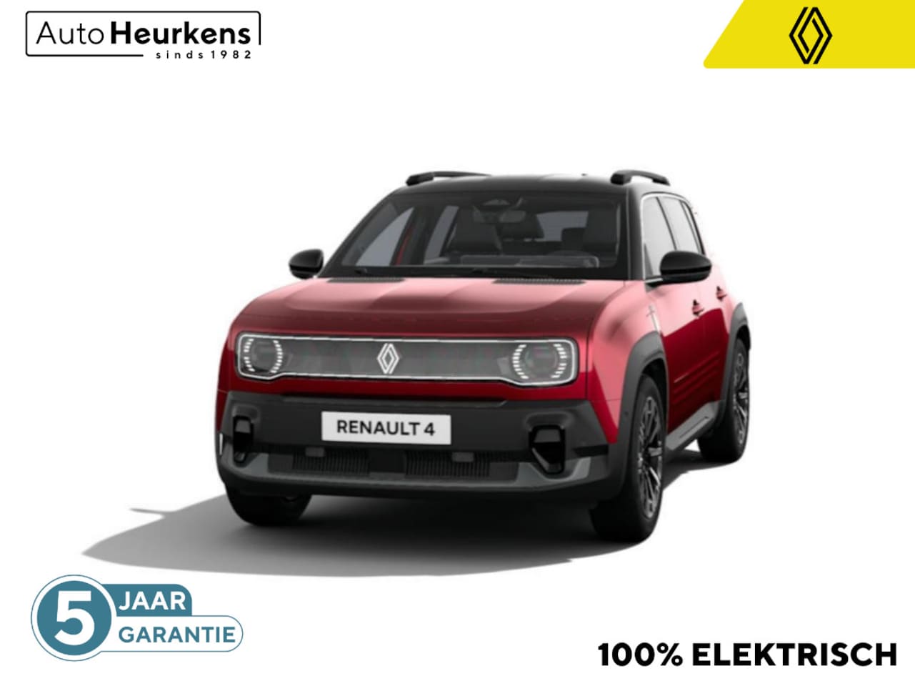 Renault 4 - Iconic 150 pk Comfort Range l V2G l Speciale aanbieding (meer dan € 4.500 korting) l Nieuw - AutoWereld.nl