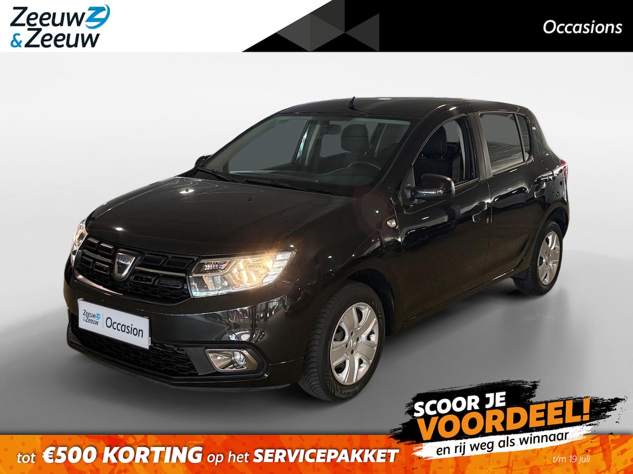 Dacia Sandero - 1.0 SCe Laureate *Navi*Airco*Parkeersensoren*Cruise - AutoWereld.nl