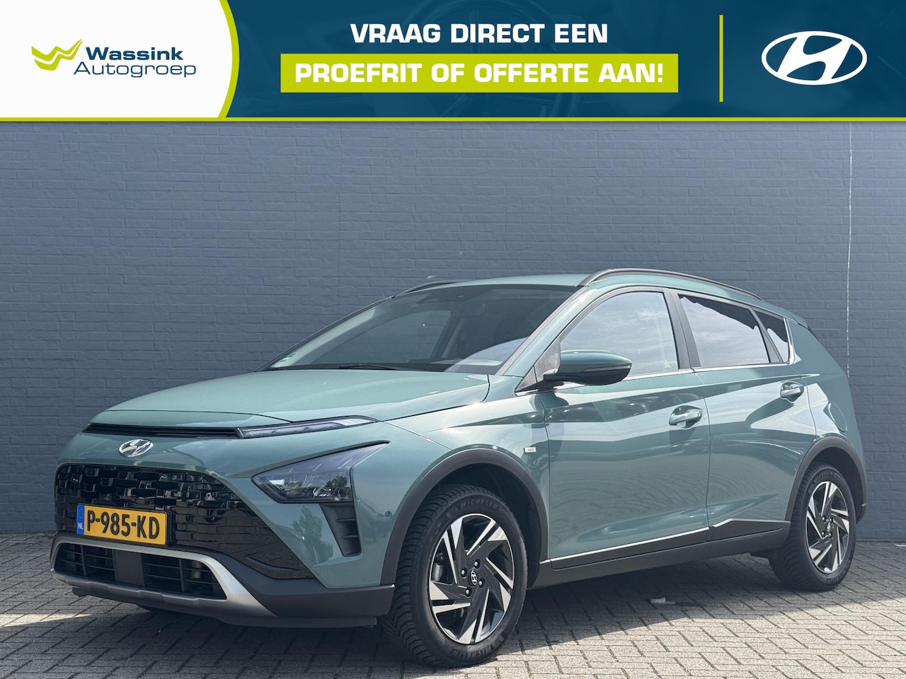 Hyundai Bayon - 1.0 T-GDI Premium All Season Banden | Navigatie | Stoel & Stuurverwarming | Camera | Led | - AutoWereld.nl