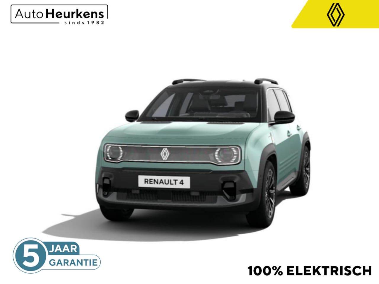 Renault 4 - Iconic 150 pk Comfort Range l V2G l Speciale actieprijs (meer dan € 4.500 korting) l Nieuw - AutoWereld.nl