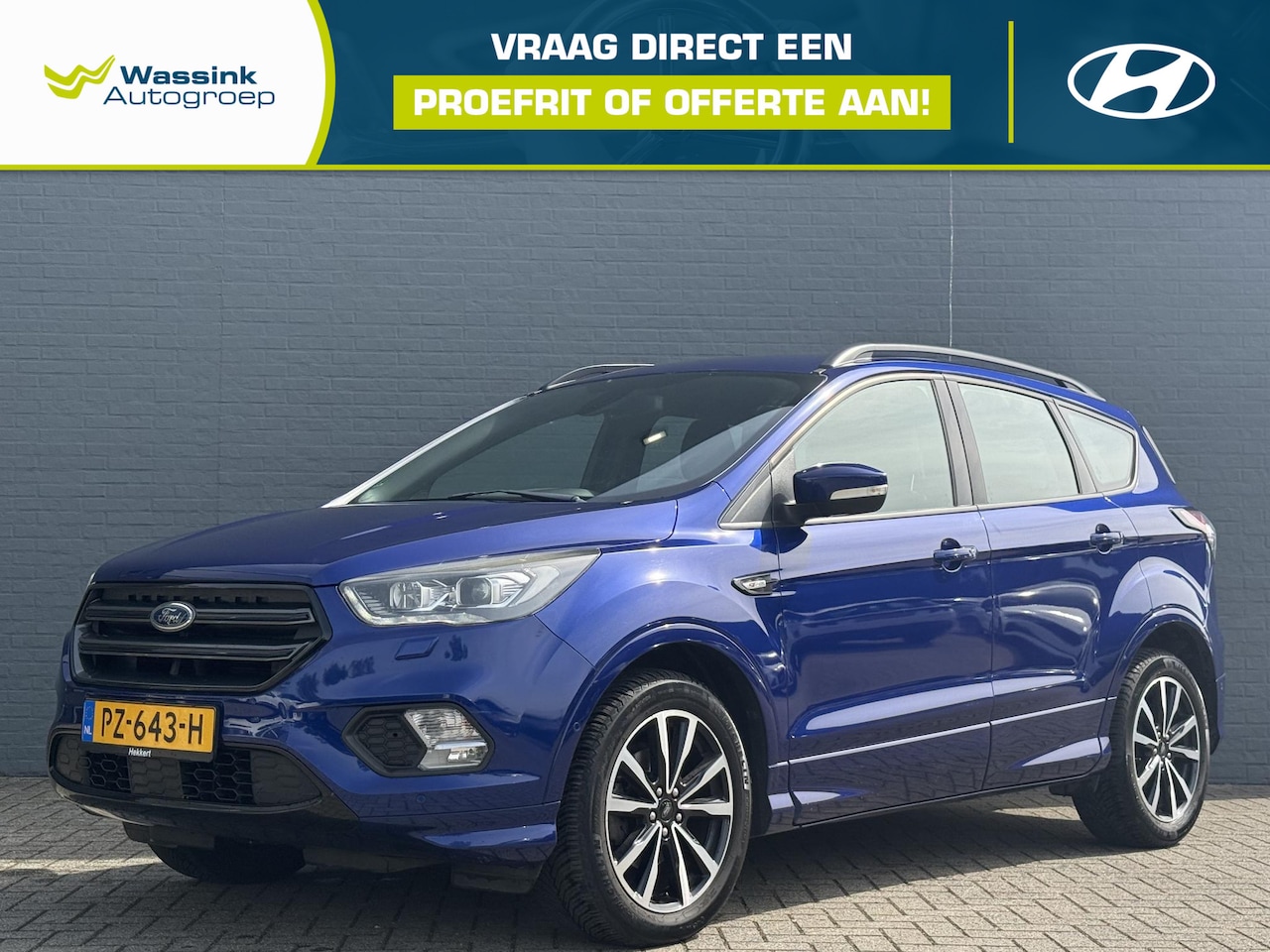 Ford Kuga - 1.5 EcoBoost ST Line navigatie | Half ledere bekleding | Climate Control | Parkeersensoren - AutoWereld.nl