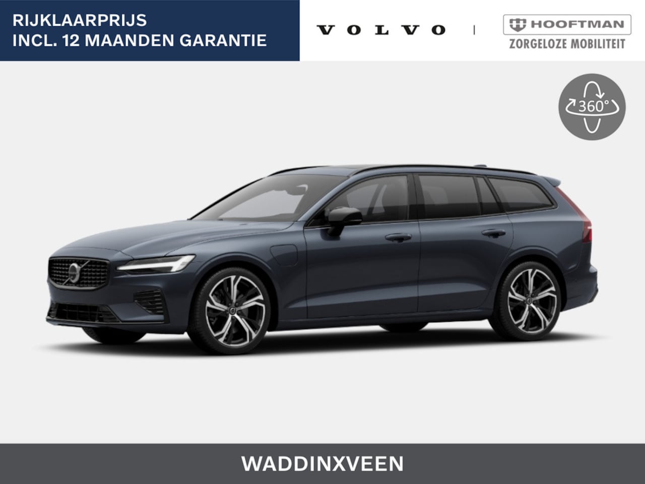 Volvo V60 - T6 PLUG-IN HYBRID PLUS DARK 360GR CAM SCHUIFDAK HEAD-UP DISPLAY - AutoWereld.nl