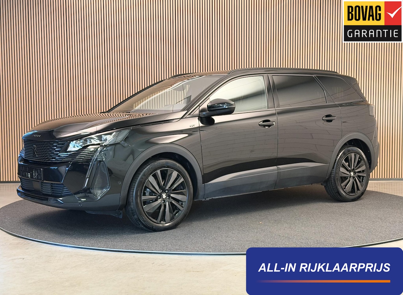 Peugeot 5008 - 1.2 PureTech 130PK Aut. GT Black Pakket | 7 Zits | Navi | Camera | 19 Inch LM | Incl. gara - AutoWereld.nl
