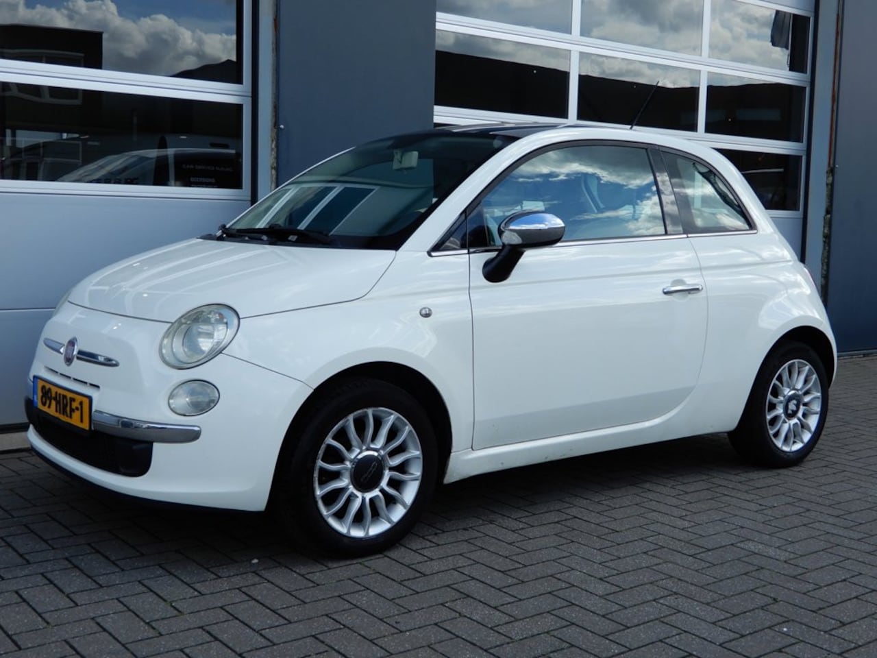 Fiat 500 - 1.2 Lounge Airco/Panoramadak/Blue&me - AutoWereld.nl