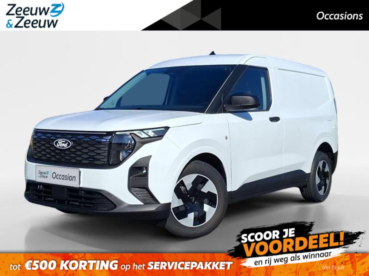 Ford Transit Courier - E-Transit Trend 44 kWh | Camera | Winterpakket | Navigatie Apple Car Play / Android Auto | - AutoWereld.nl