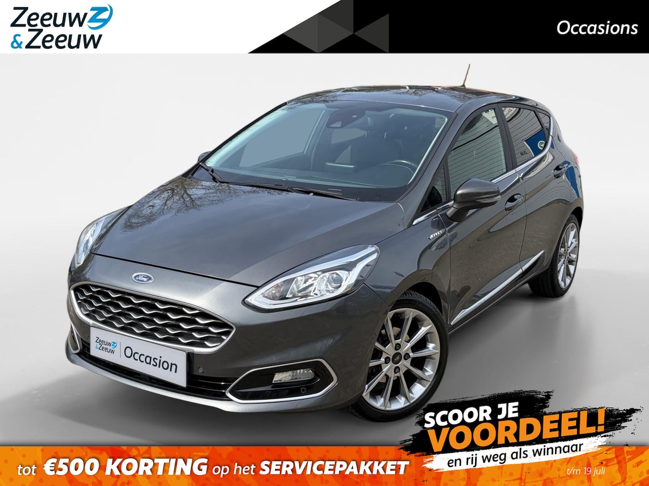 Ford Fiesta - 1.0 EcoBoost Vignale Automaat | 1e Eigenaar | NL-Auto | Adaptieve Cruise Control | Winter - AutoWereld.nl