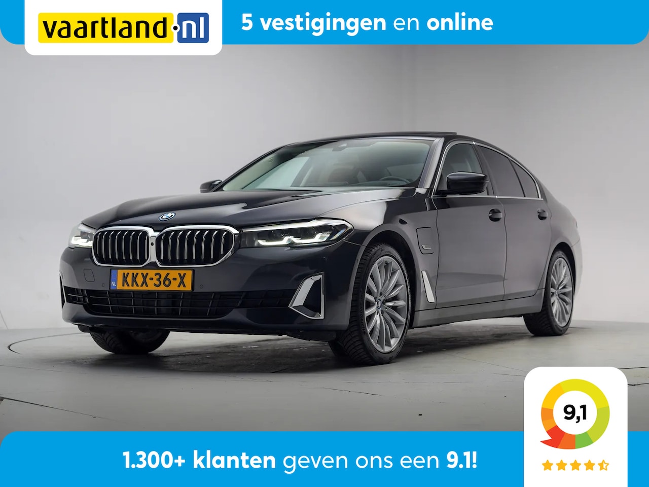 BMW 5-serie - 530e xDrive High Executive Luxury [ Schuifdak Leder Camera Live-cockpit prof. ] - AutoWereld.nl