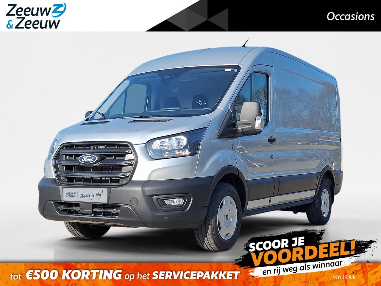 Ford Transit - 350 2.0 TDCI L2H2 Trend 165PK Automaat | BPM VRIJ | Camera | Cruise Control | Climate Cont - AutoWereld.nl