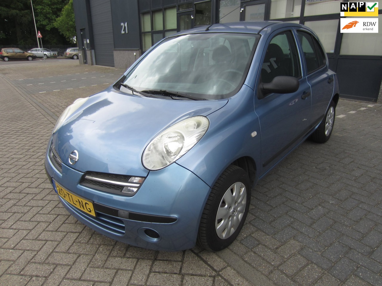 Nissan Micra - 1.2 Visia 2006 Airco Automaat 5-Deurs NAP! APK! - AutoWereld.nl