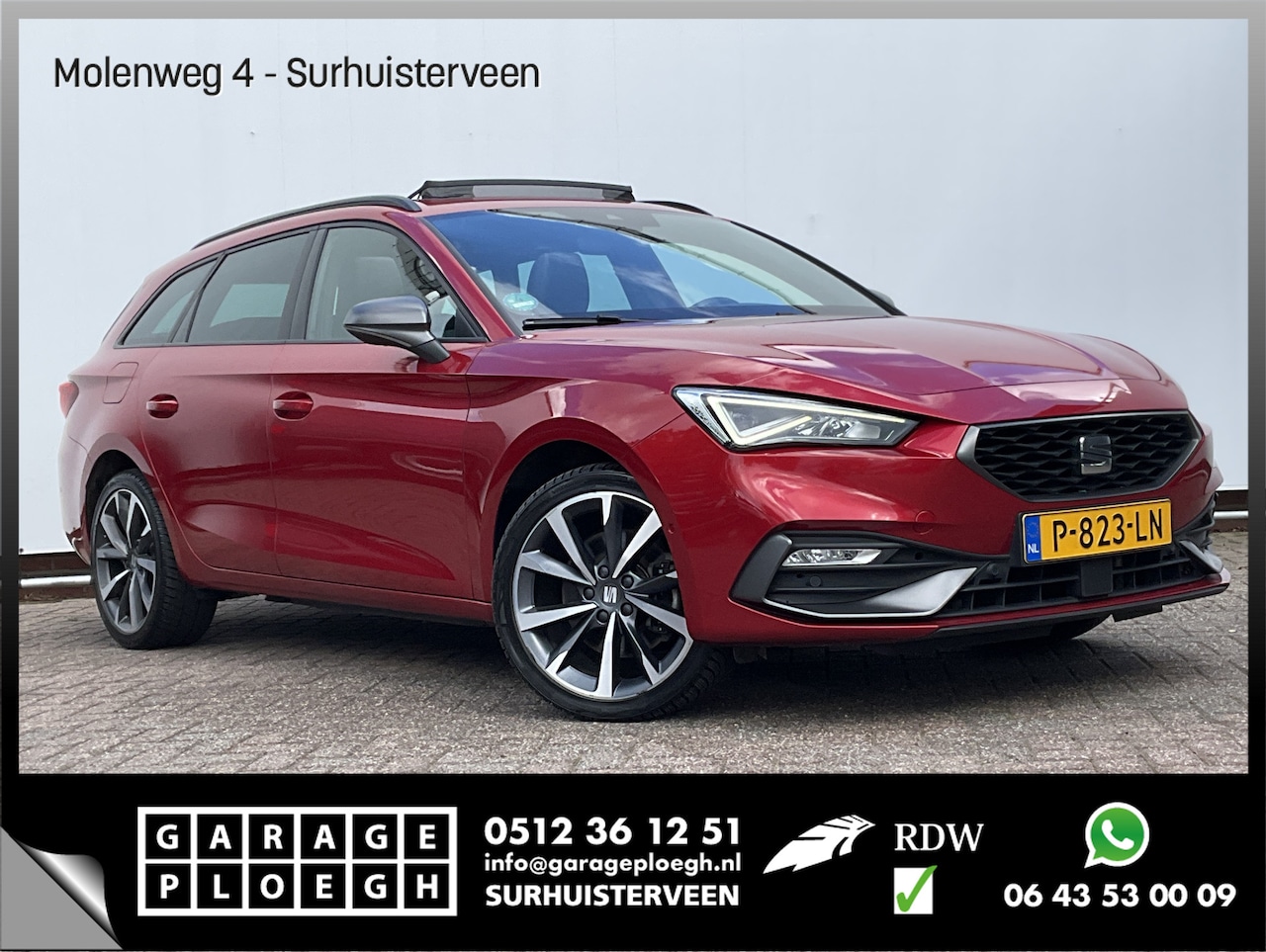 SEAT Leon Sportstourer - 1.4 TSI 259pk eHybrid PHEV FR Pano.dak Stoelverw. Plug-in - AutoWereld.nl