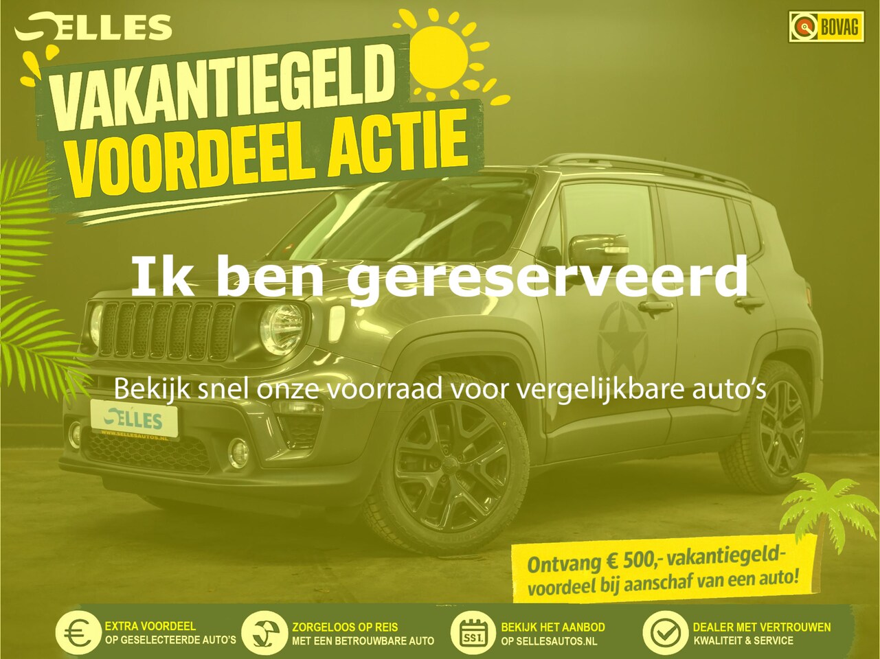 Jeep Renegade - 1.3T DDCT S | Trekhaak | Panoramadak | Night Eagle | Keyless - AutoWereld.nl