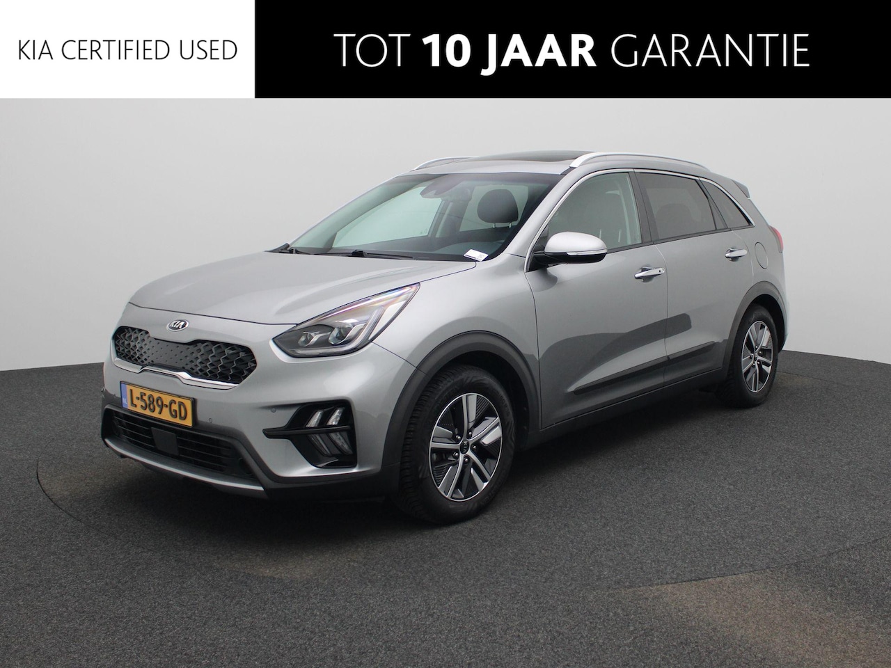 Kia Niro - 1.6 GDi Hybrid ExecutiveLine | Leder | Stoelverwarming | Xenon | Keyless | Camera | Clima - AutoWereld.nl