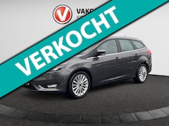 Ford Focus Wagon - 1.5 Titanium | Org. NL | All-Season | Navi | Clima | Lederen Bekleding | PDC Achter + Voor