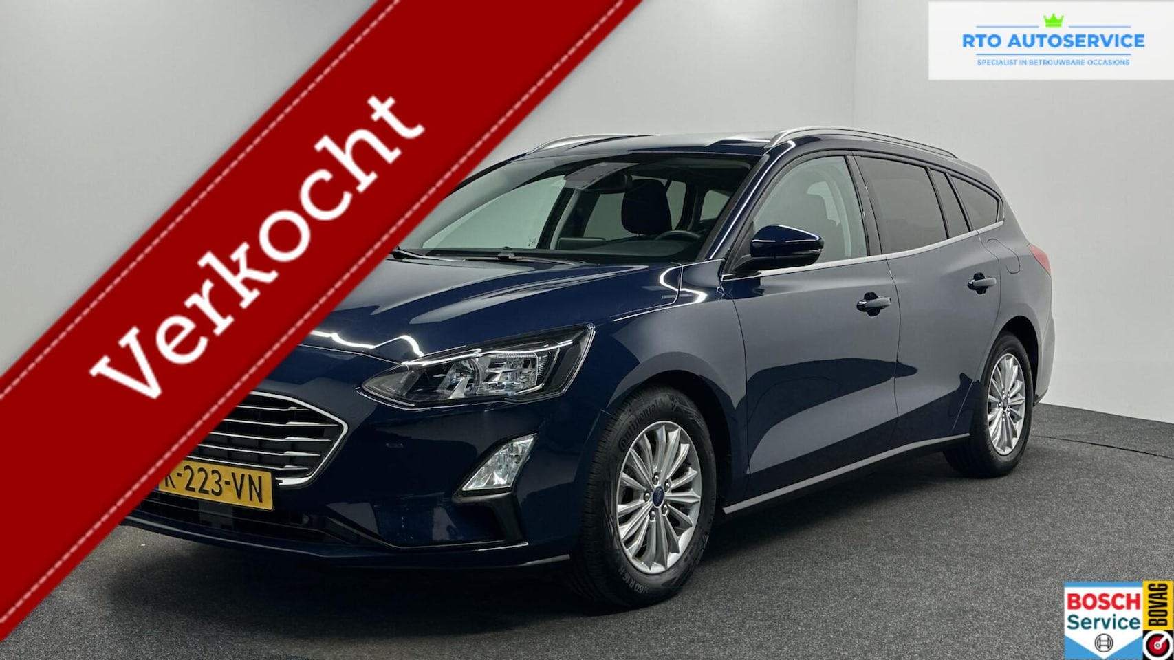 Ford Focus Wagon - 1.0 EcoBoost Hybrid Titanium X Business CARPLAY NAVI ECC CRUISE. - AutoWereld.nl