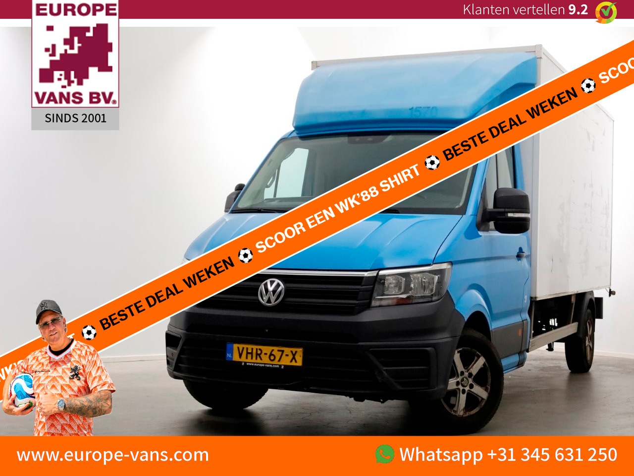 Volkswagen Crafter - 35 2.0 TDI E6 Bakwagen met achterdeuren 2-Persoons 12-2020 - AutoWereld.nl
