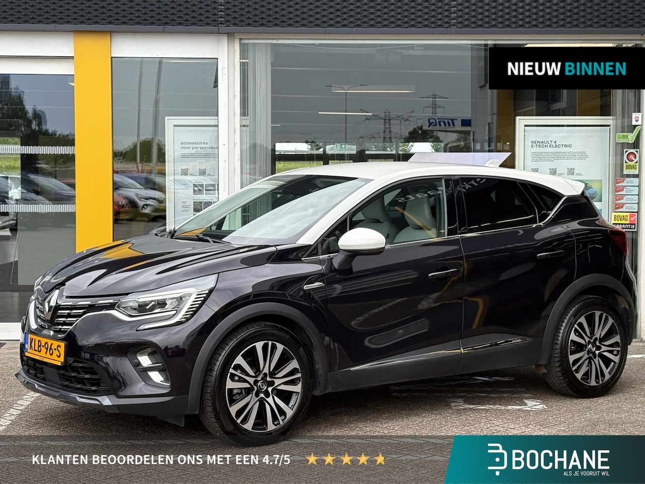 Renault Captur - 1.6 E-Tech Plug-in Hybrid 160 Initiale Paris | Bose Audio | Leer | Stoelverwarming | Achte - AutoWereld.nl