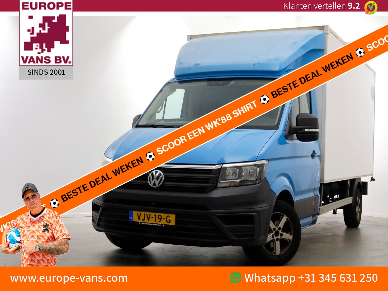 Volkswagen Crafter - 35 2.0 TDI E6 Bakwagen met achterdeuren 2-Persoons 03-2021 - AutoWereld.nl