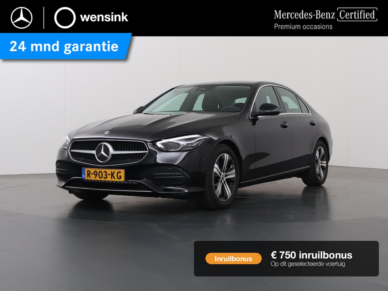 Mercedes-Benz C-klasse - 180 Luxury Line | Keyless Go | Stoelverwarming | Airco | Parkeercamera | - AutoWereld.nl