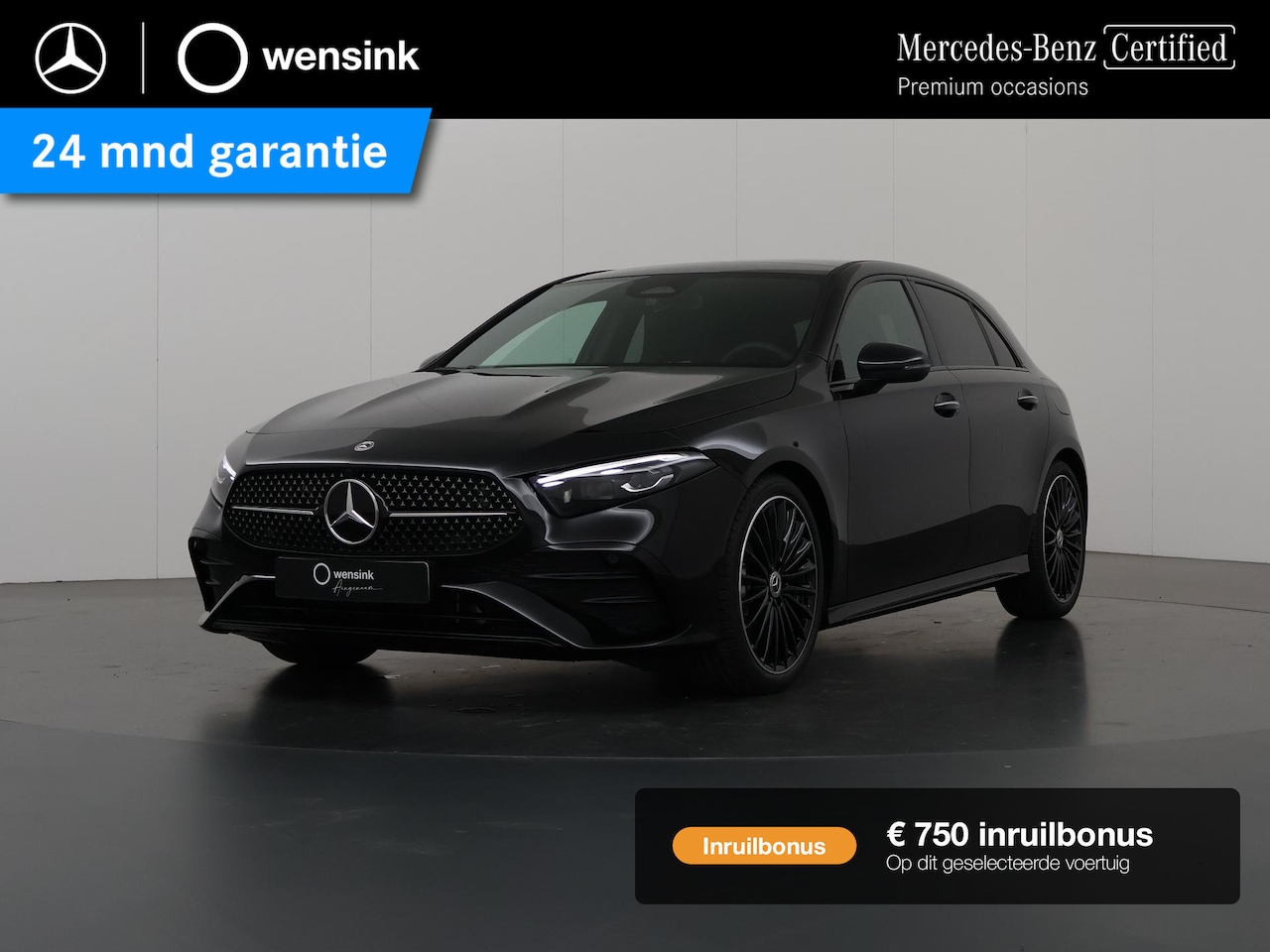 Mercedes-Benz A-klasse - 180 Star Edition AMG Line | elektrisch glazen panorama-dak | Night pakket | 19" AMG Velgen - AutoWereld.nl