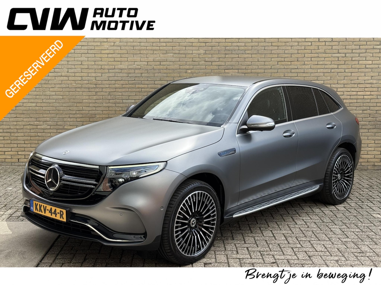 Mercedes-Benz EQC - 400 4MATIC AMG Line 80 kWh | 360 camera | Burmester | 21 inch | Sfeerverlichting | Sportst - AutoWereld.nl