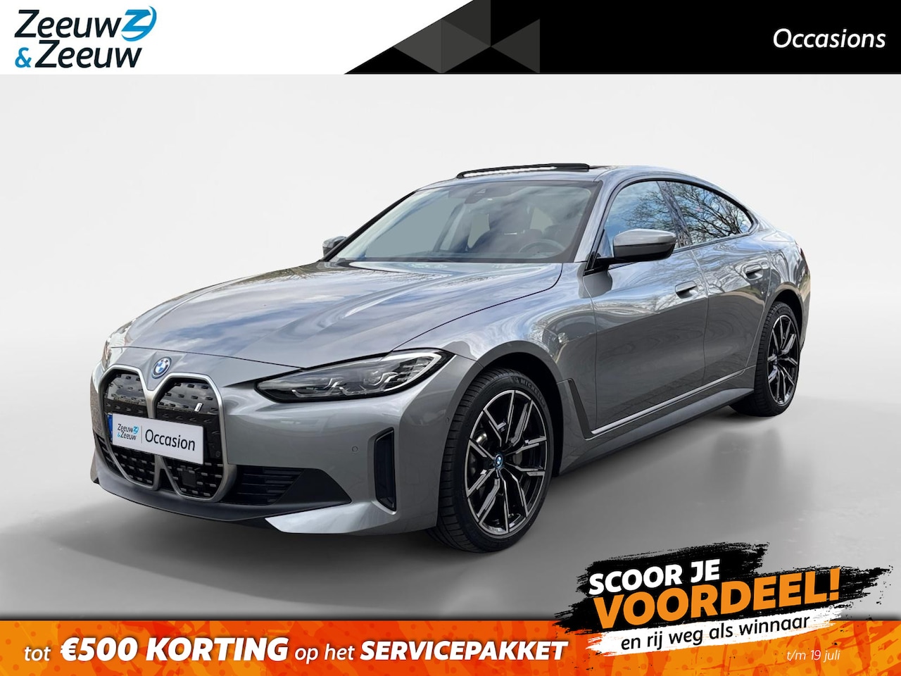 BMW i4 - eDrive35 High Executive 70 kWh | SOH 96,5% | Trekhaak| Leder | Schuifdak | Camera | Sports - AutoWereld.nl