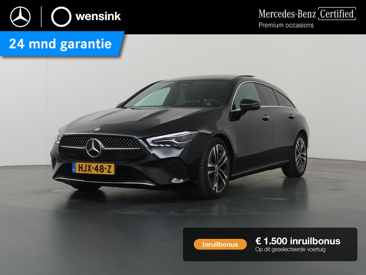 Mercedes-Benz CLA-klasse Shooting Brake - 180 Star Edition Luxury Line | Panoramadak | Getint glas | Sfeerverlichting | Widescreen | - AutoWereld.nl