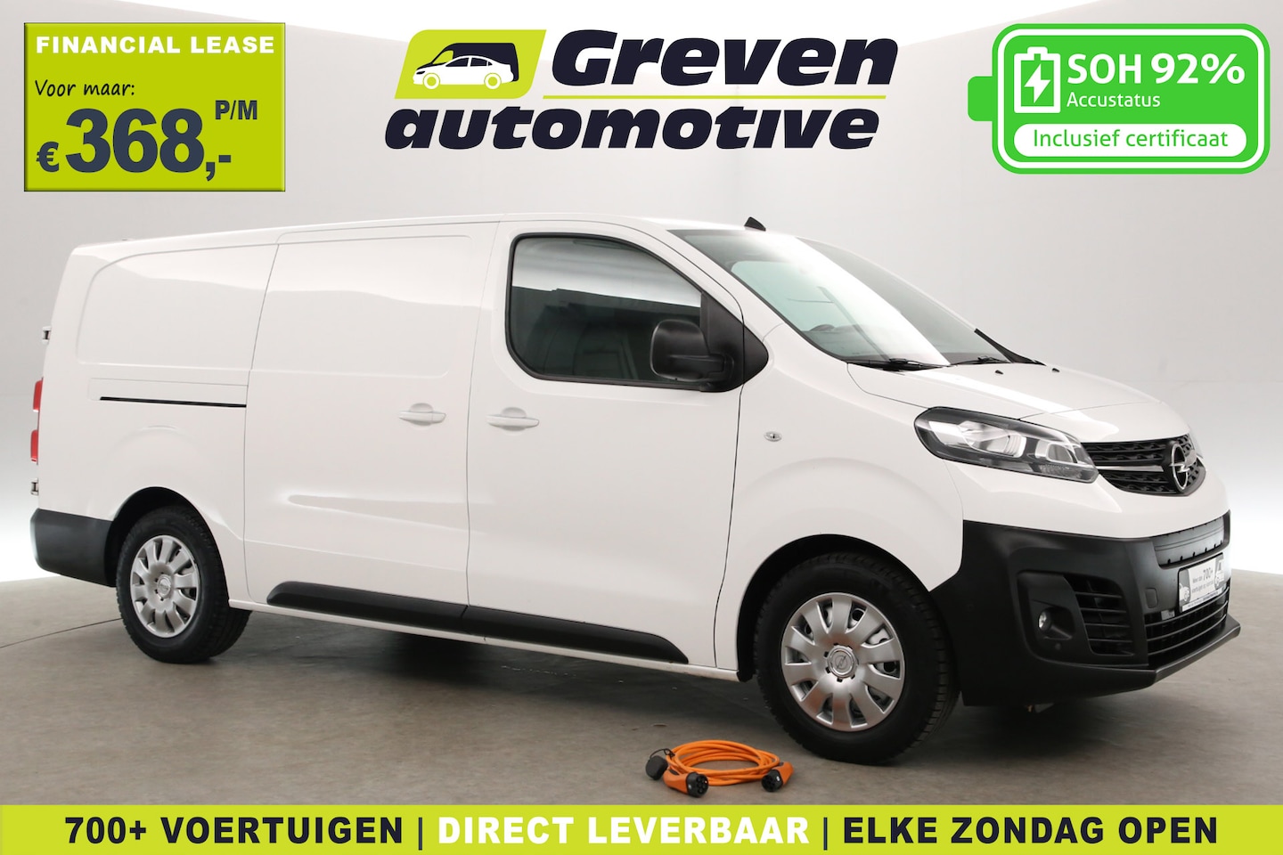 Opel Vivaro-e - 75 kWh L3H1 | Snelladen | SOH 92% | Clima | Camera | Cruise | 3 Zits | Carplay | 2xSchuifd - AutoWereld.nl