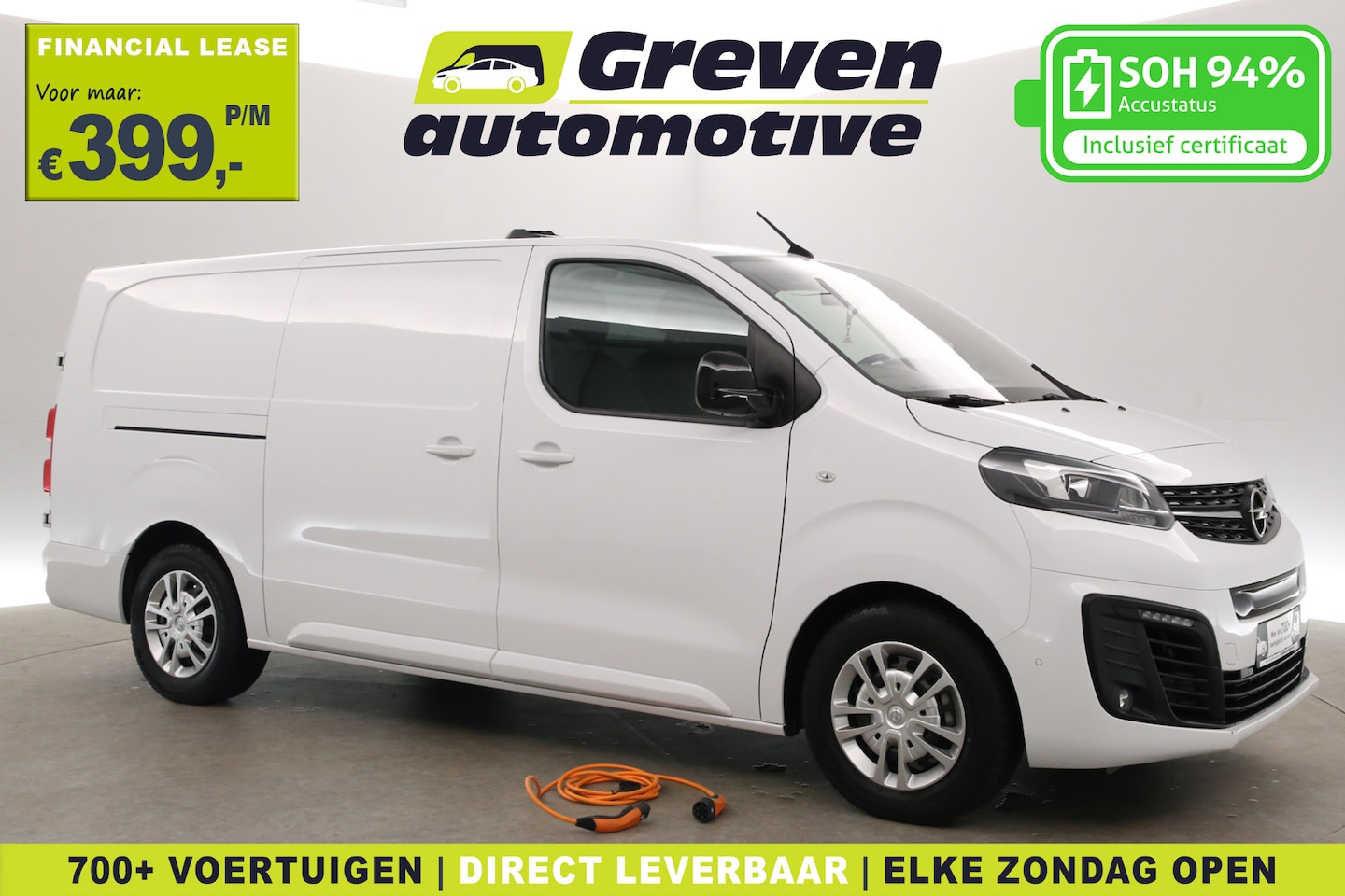 Opel Vivaro-e - 75 kWh L3H1 | Snelladen | SOH 94% | Airco | Cruise | Camera | Carplay | Parkeersens. - AutoWereld.nl