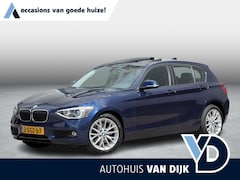 BMW 1-serie - 116i High Executive | NL-auto/2e eign./Voll.Historie/Schuifdak/Leder/Cruise Control/Camera