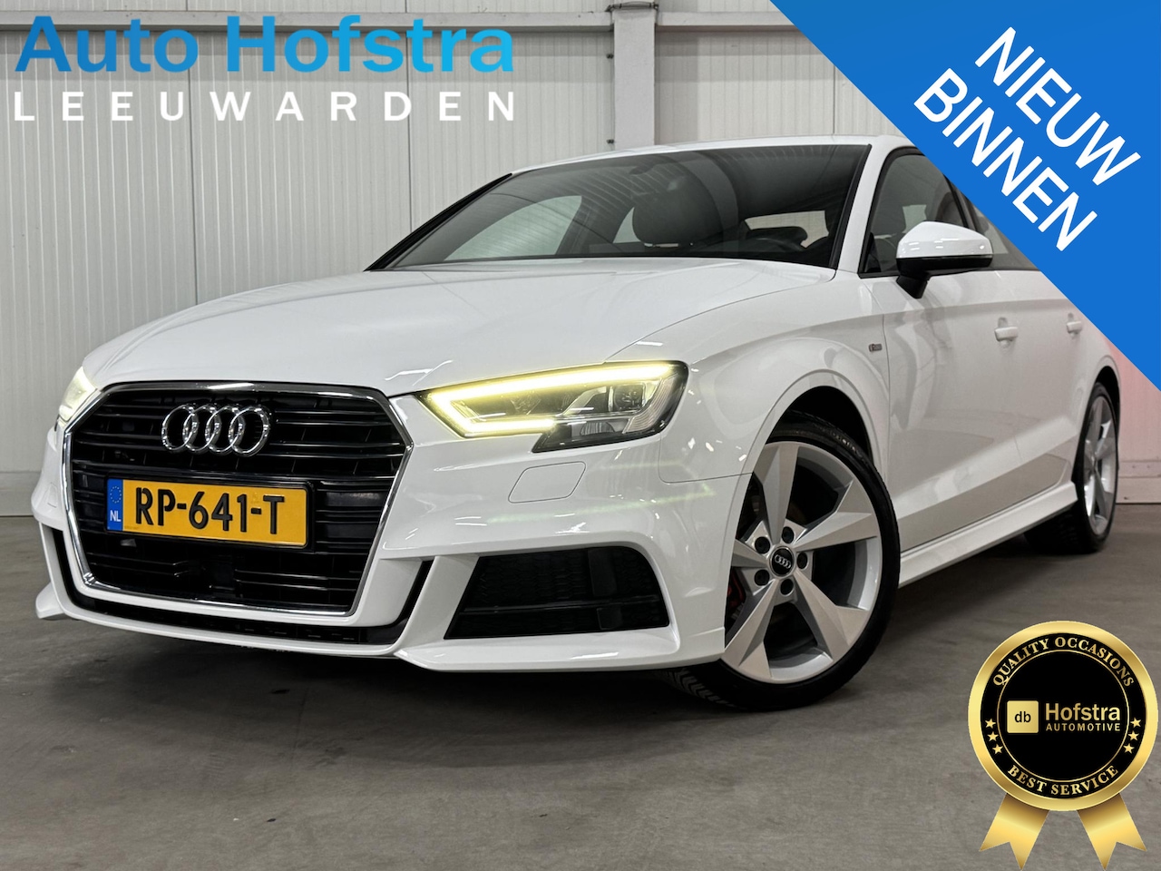 Audi A3 Limousine - 1.0 TFSI Sport S Line Edition DB-RIEM-VERV. ZÉÉR MOOI 2X-S-LINE 2de-Eigen! NED.-AUTO! - AutoWereld.nl