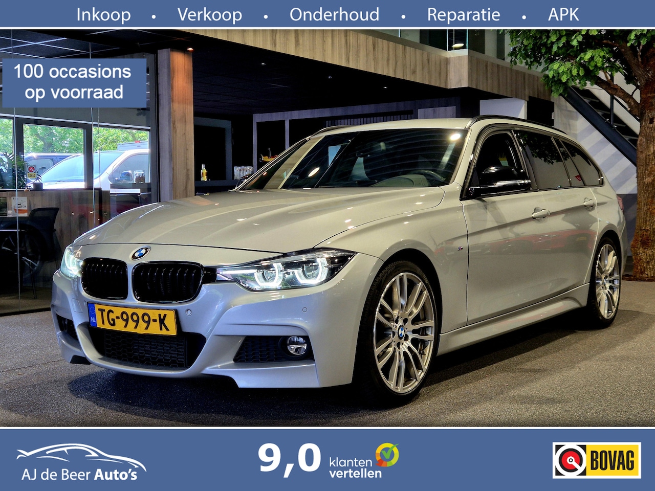 BMW 3-serie Touring - 318i M Sport Edition Volleder | Navi | Clima | Cruise - AutoWereld.nl