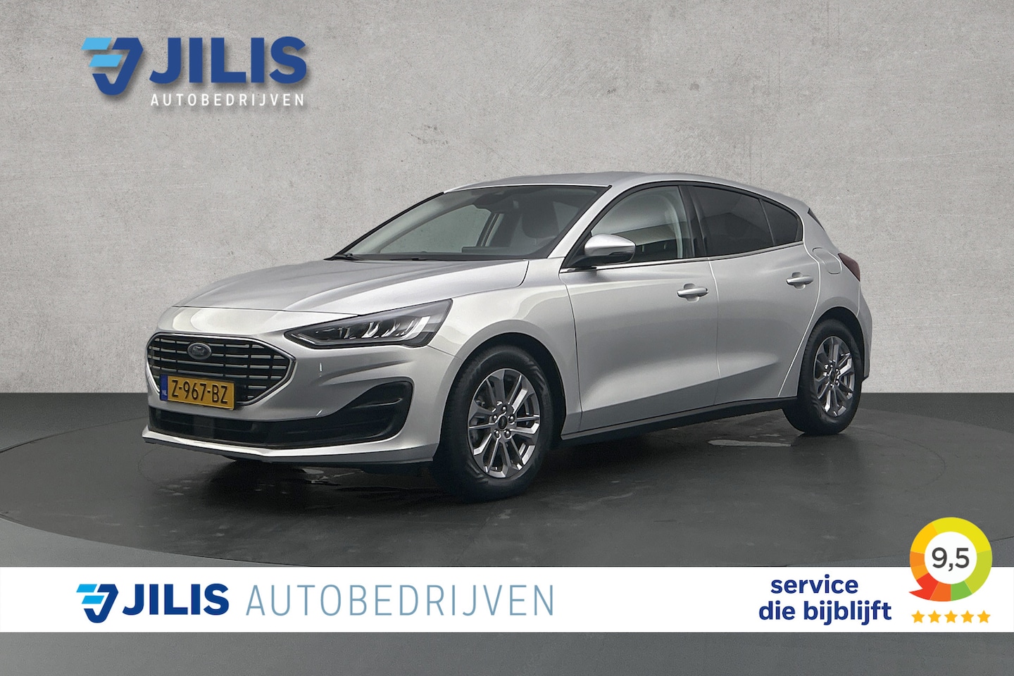 Ford Focus - 1.0 EcoBoost Hybrid Titanium | LED koplampen | Navigatie | Parkeersensoren - AutoWereld.nl