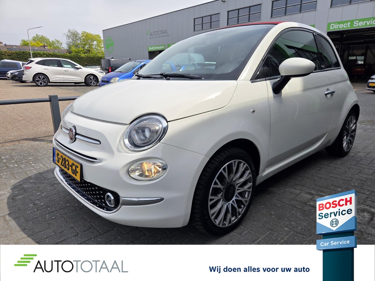 Fiat 500 - 1.0 Hybrid Launch Edition CARPLAY - AIRCO - LEDER - CABRIO - CRUISE - PDC - AutoWereld.nl