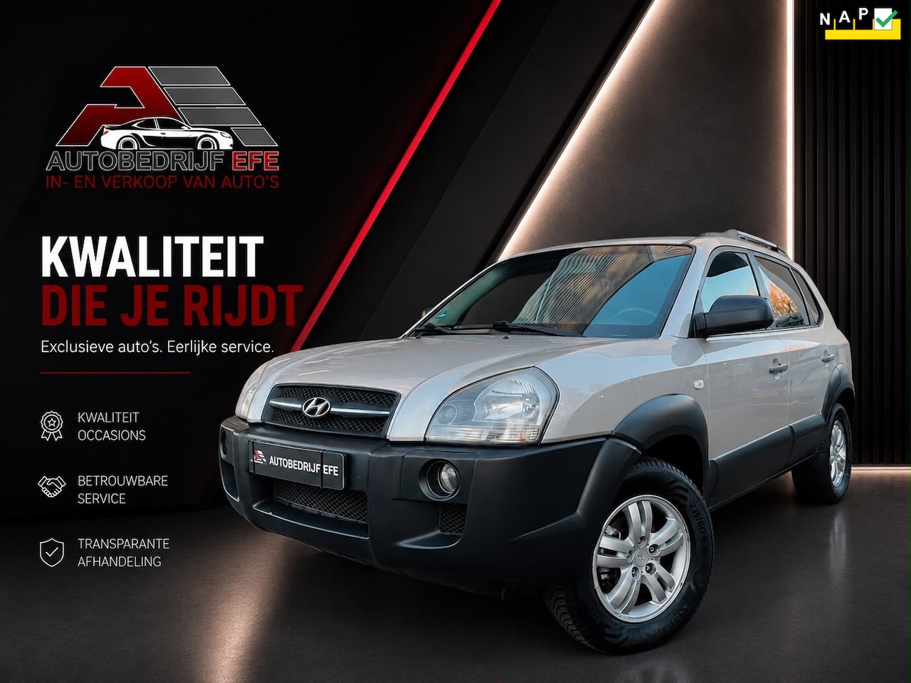 Hyundai Tucson - 2.0i Active Airco*Trekhaak*Apk - AutoWereld.nl