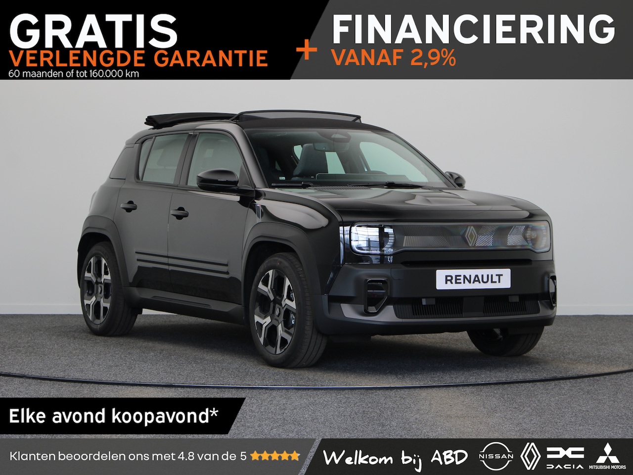 Renault 4 - Techno “plein sud™” Comfort range | Achteruitrijcamera | Elektrisch te openen canvas dak “ - AutoWereld.nl